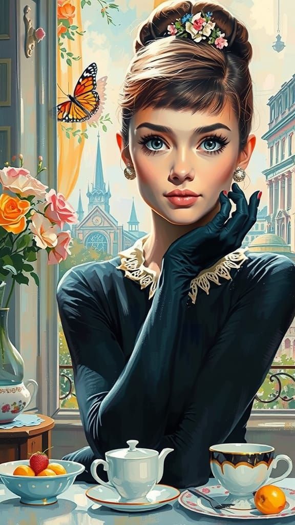 Impressionist Landscape with Soft Brushstrokes and Delicate ...