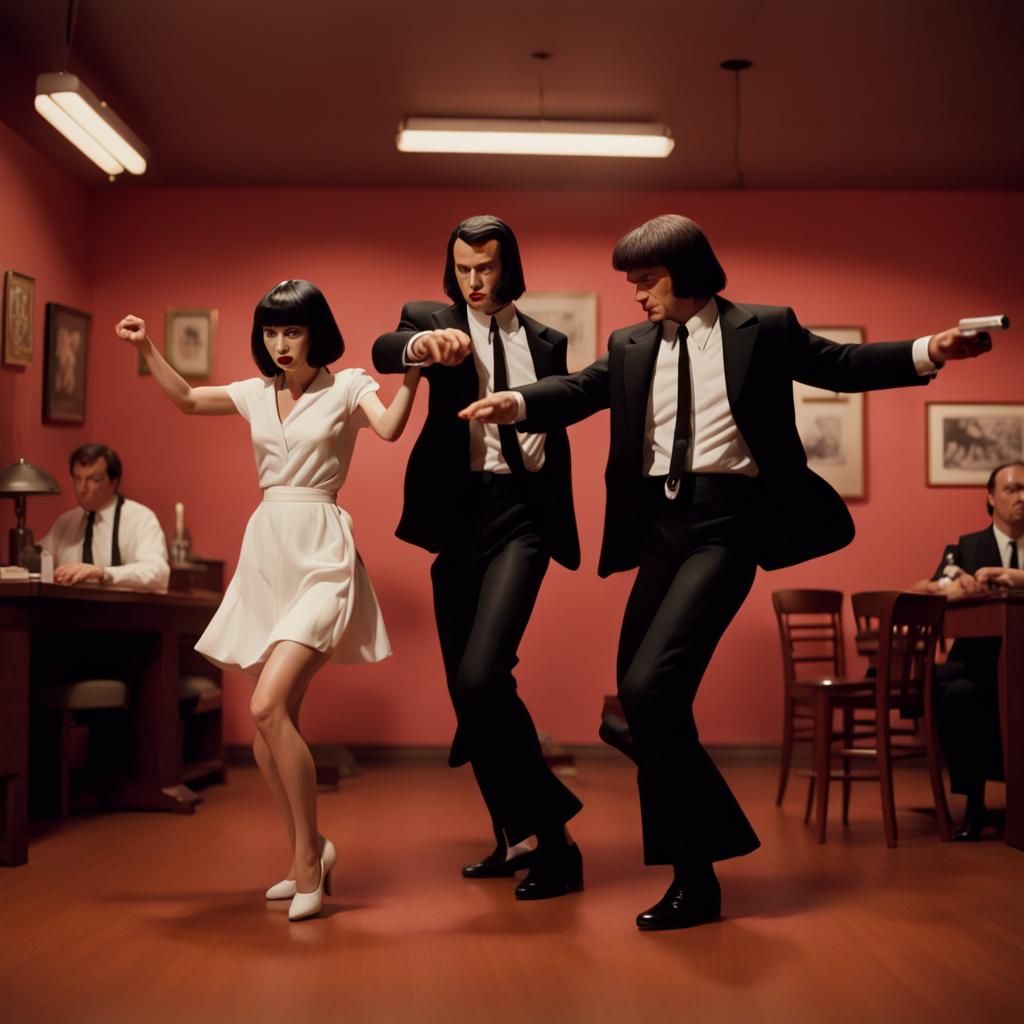 Dreamy Stop Motion Pulp Fiction Dance Scene
