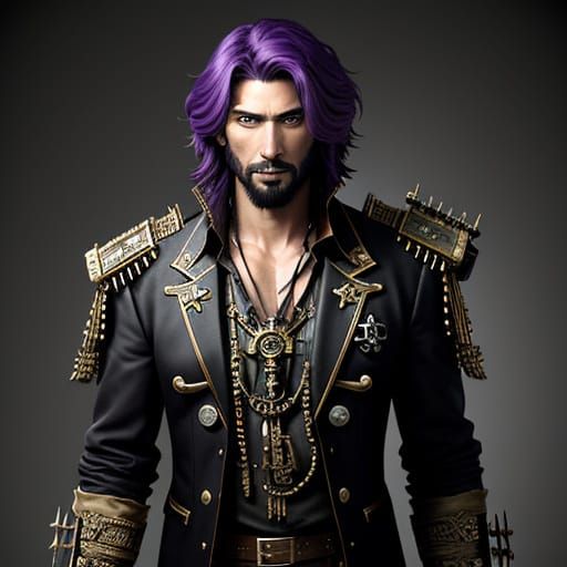 Steampunk Pirate Christ with Atlantis Vibes
