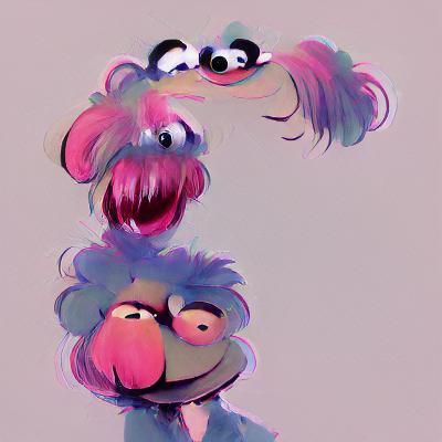 Surreal Muppet Hybrid: A Creepy Puppet Design