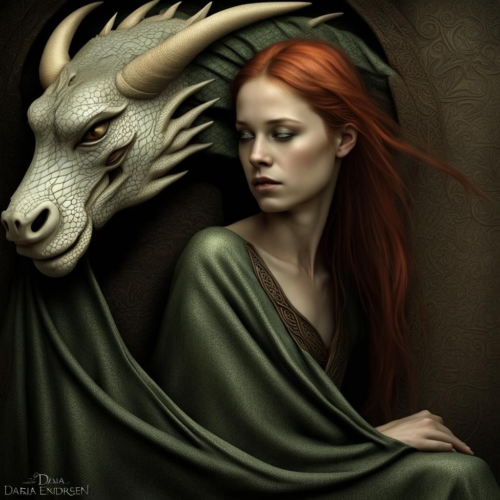 Celtic Dragon Dreamscape in 3D