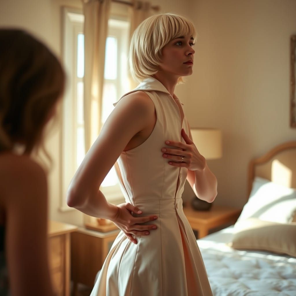 Serene Crossdressing Portraiture: A Young Man's Intimate Mom...