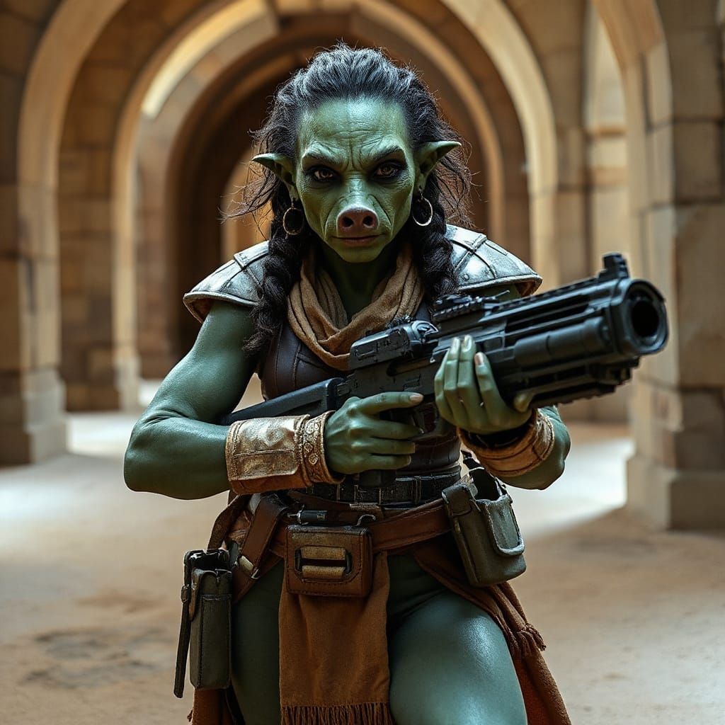 A female Gamorrean
