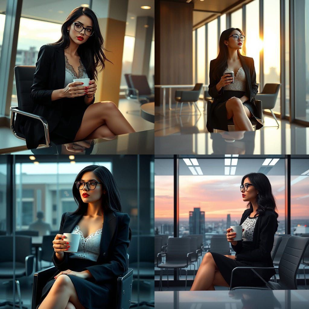 Elegant European Woman in a Daydream, Fantasy Concept Art