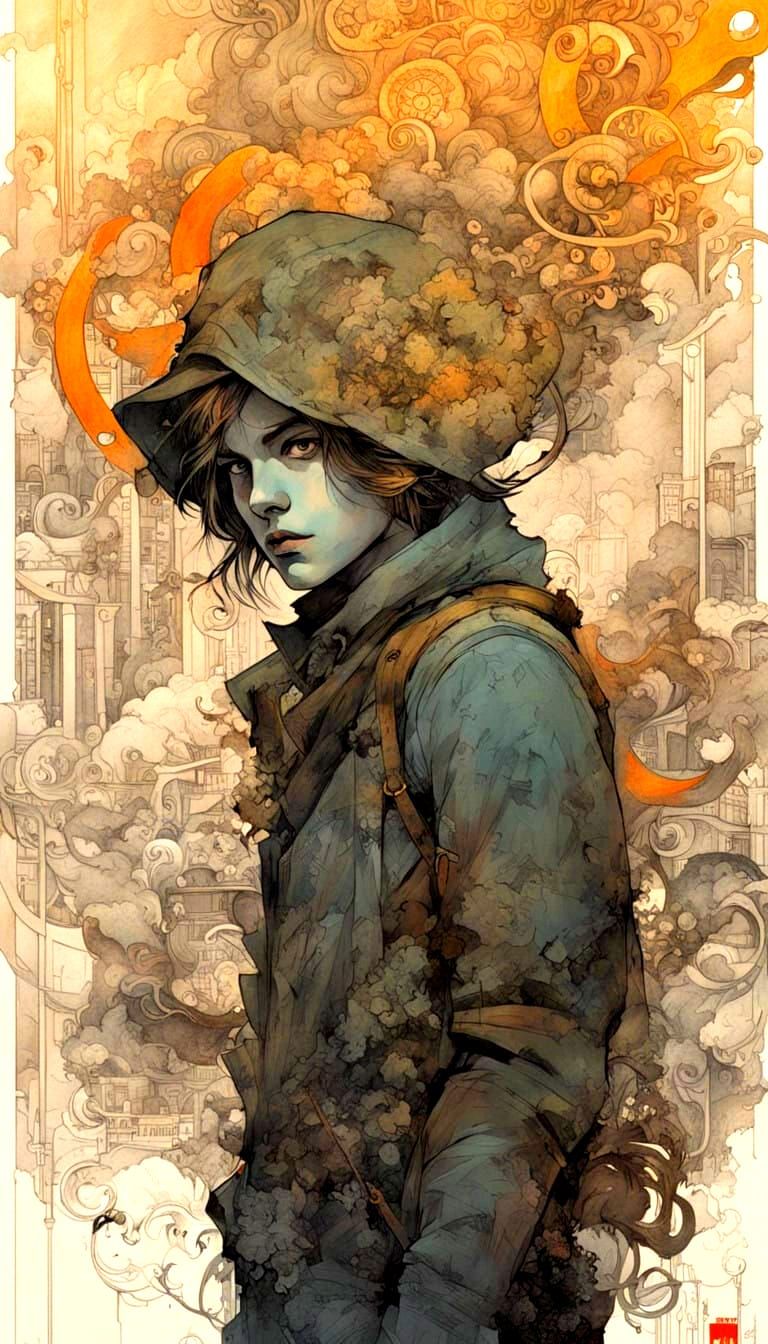 Vibrant Cityscape Masterpiece with Awe-Inspiring Depth