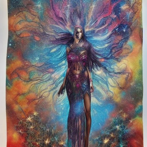 <lora:Rave:1.0> A cosmic dancer