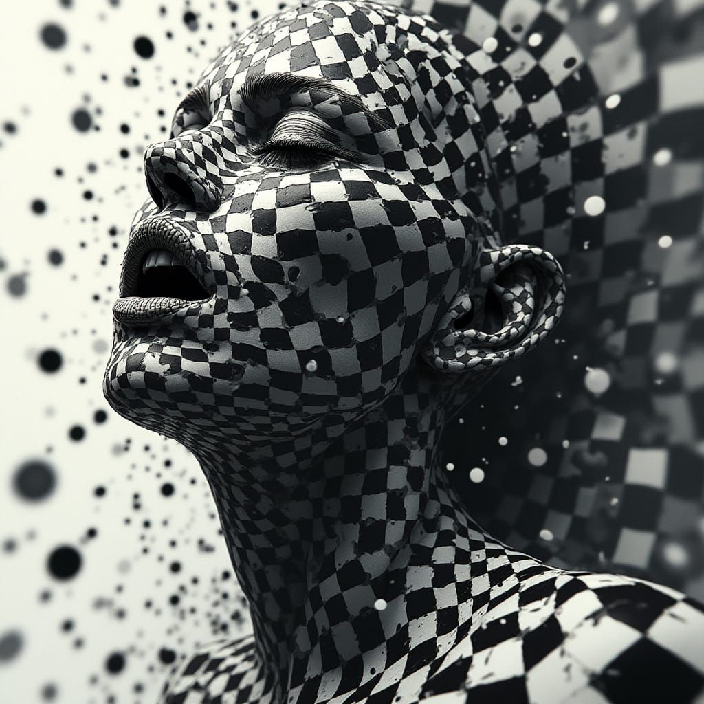 Distorted Entity in Limbo: A Glitch Art Vision