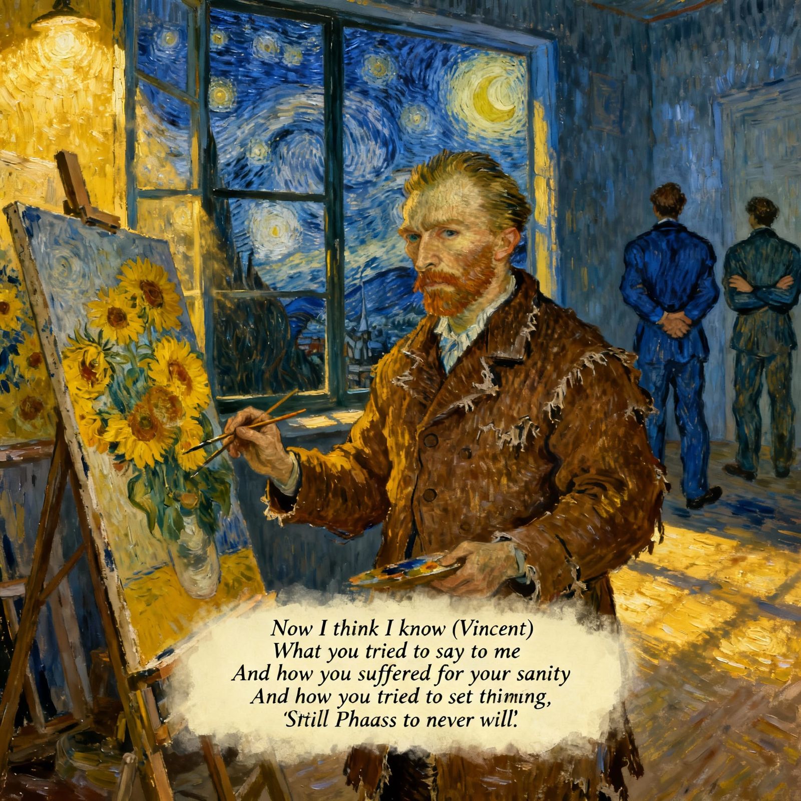 Man's Tormented Face Illustrates Struggle For Freedom