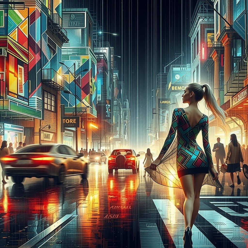 "Walking Among Lights and Glimmers"