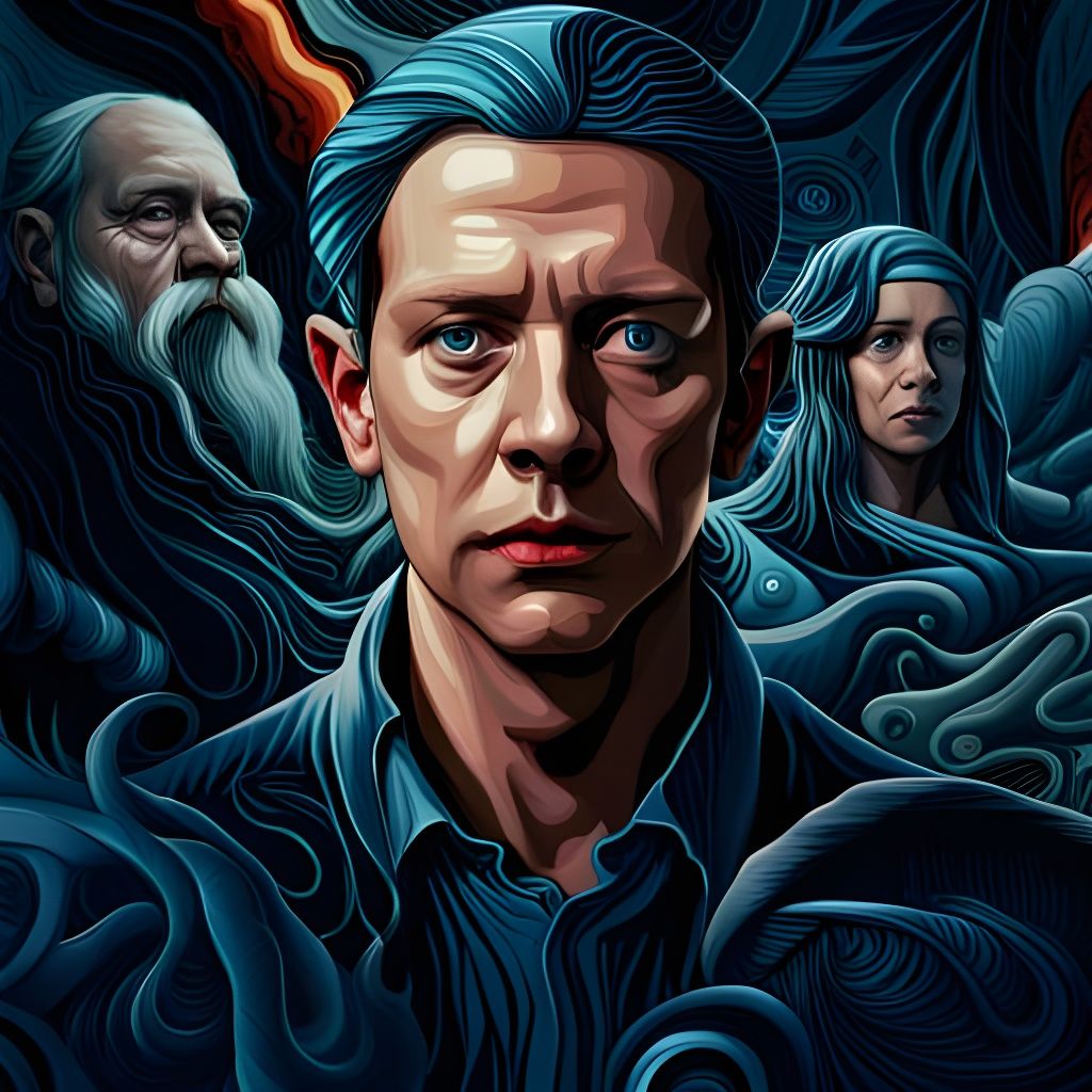 Fantastical Portrait in a Dense Forest