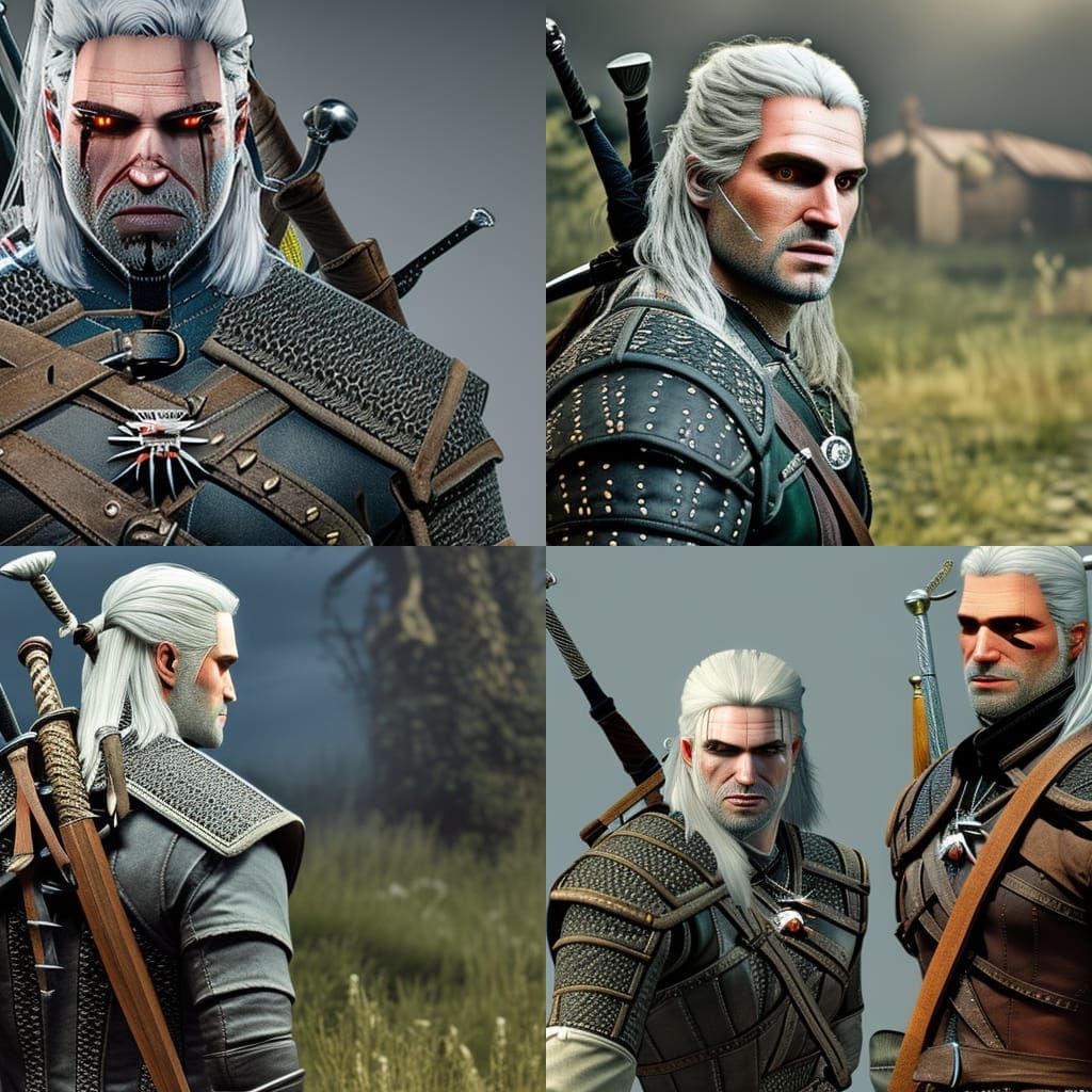The Witcher AI Generated Art