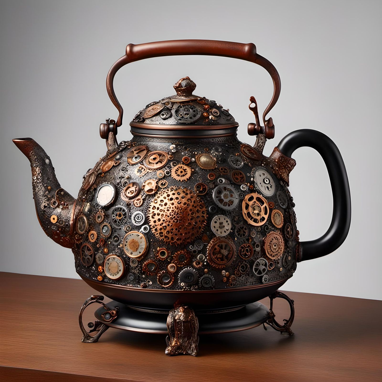 Steampunk Kettle pot