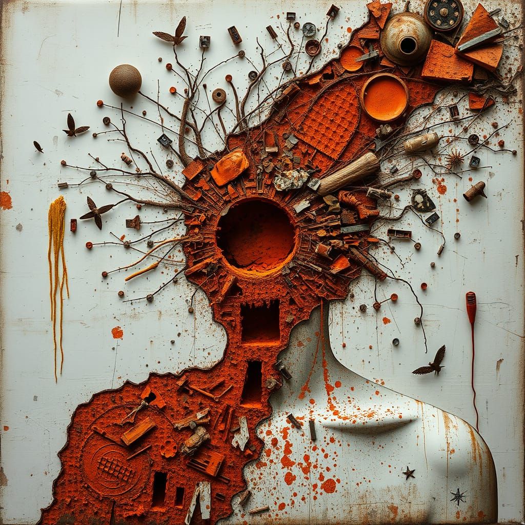 Surrealistic Vision of Fragmented Psyche