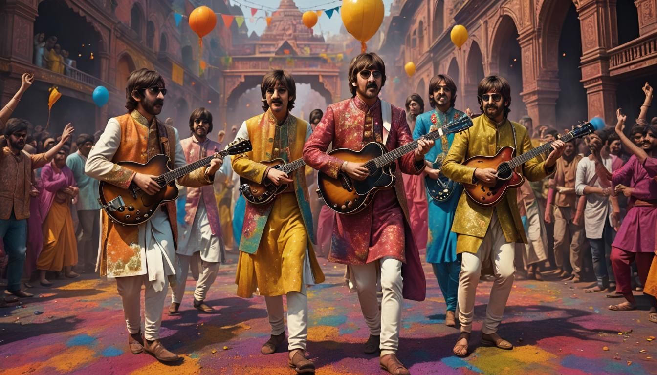 The Beatles Celebrate Diwali and Holi