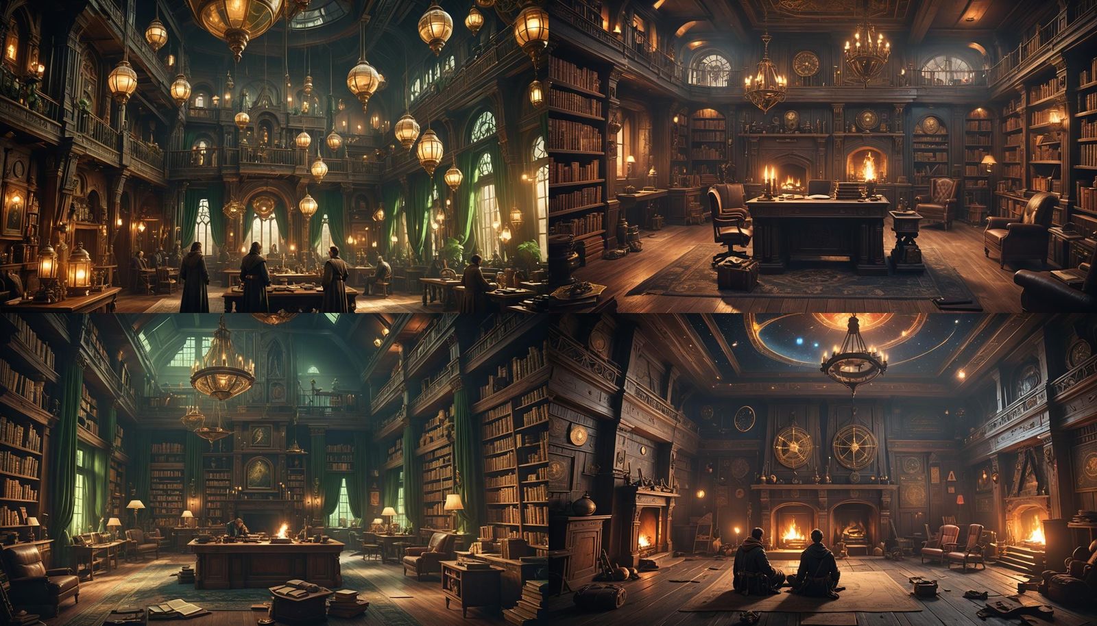Dark Academia Star Wars Lodge in Steampunk Style