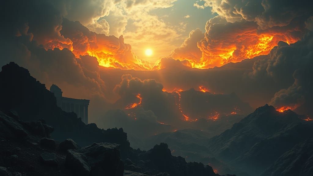Phaeton's Fall: Destruction Aftermath in Epic Scene