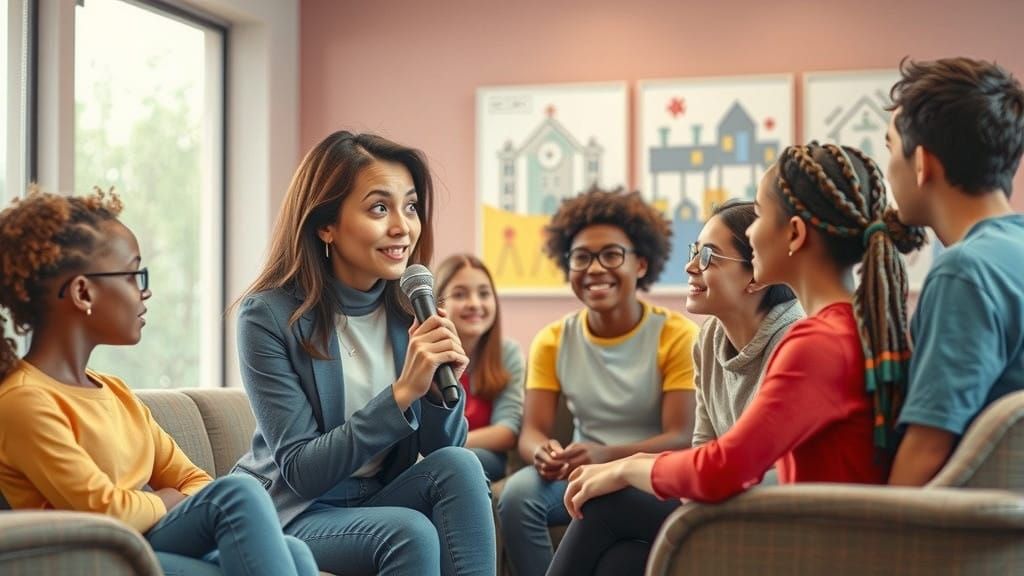 Teacher Inspires Young Minds in a Vibrant Classroom Setting