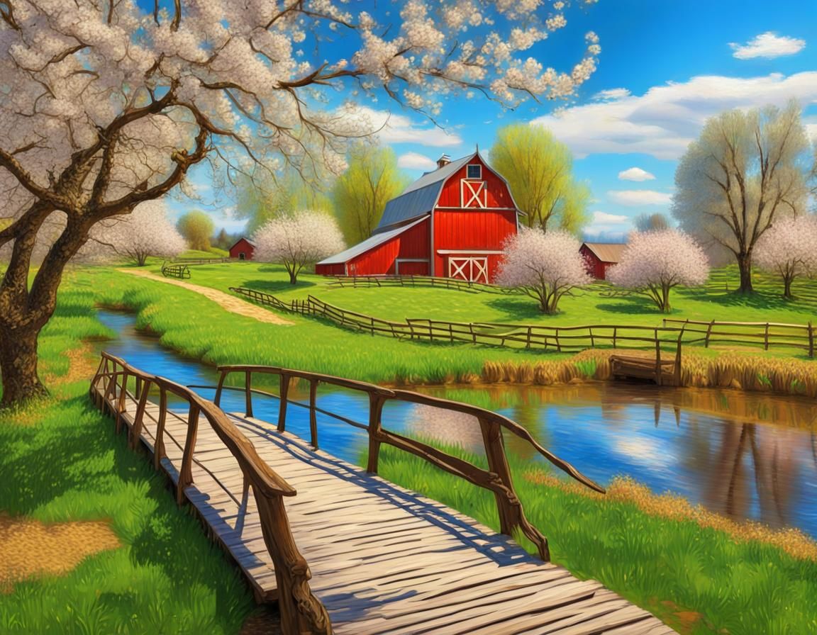 spring landscape