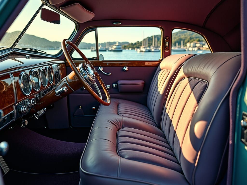 1948 Lincoln Continental Mark II at Newport Harbor