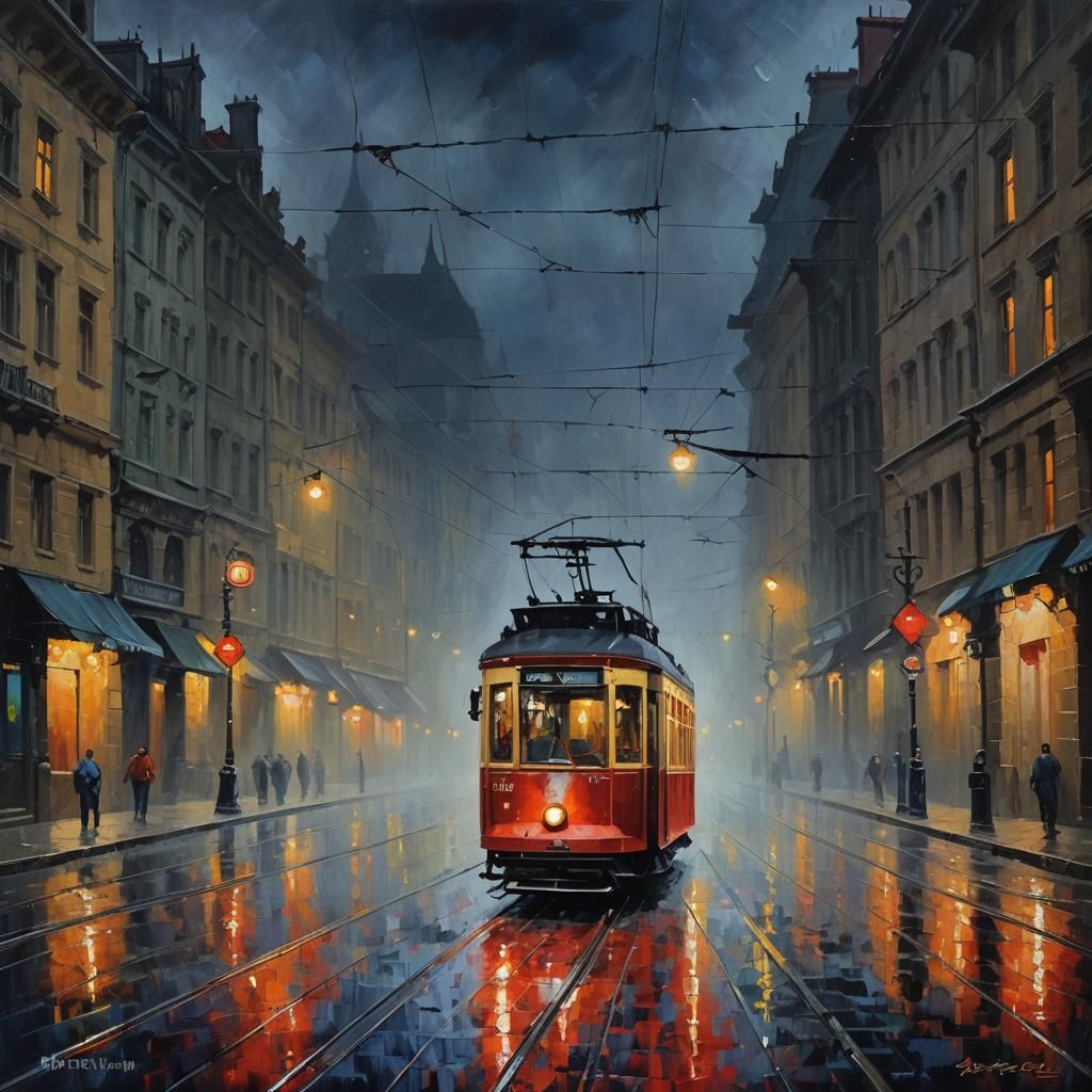 Night tram