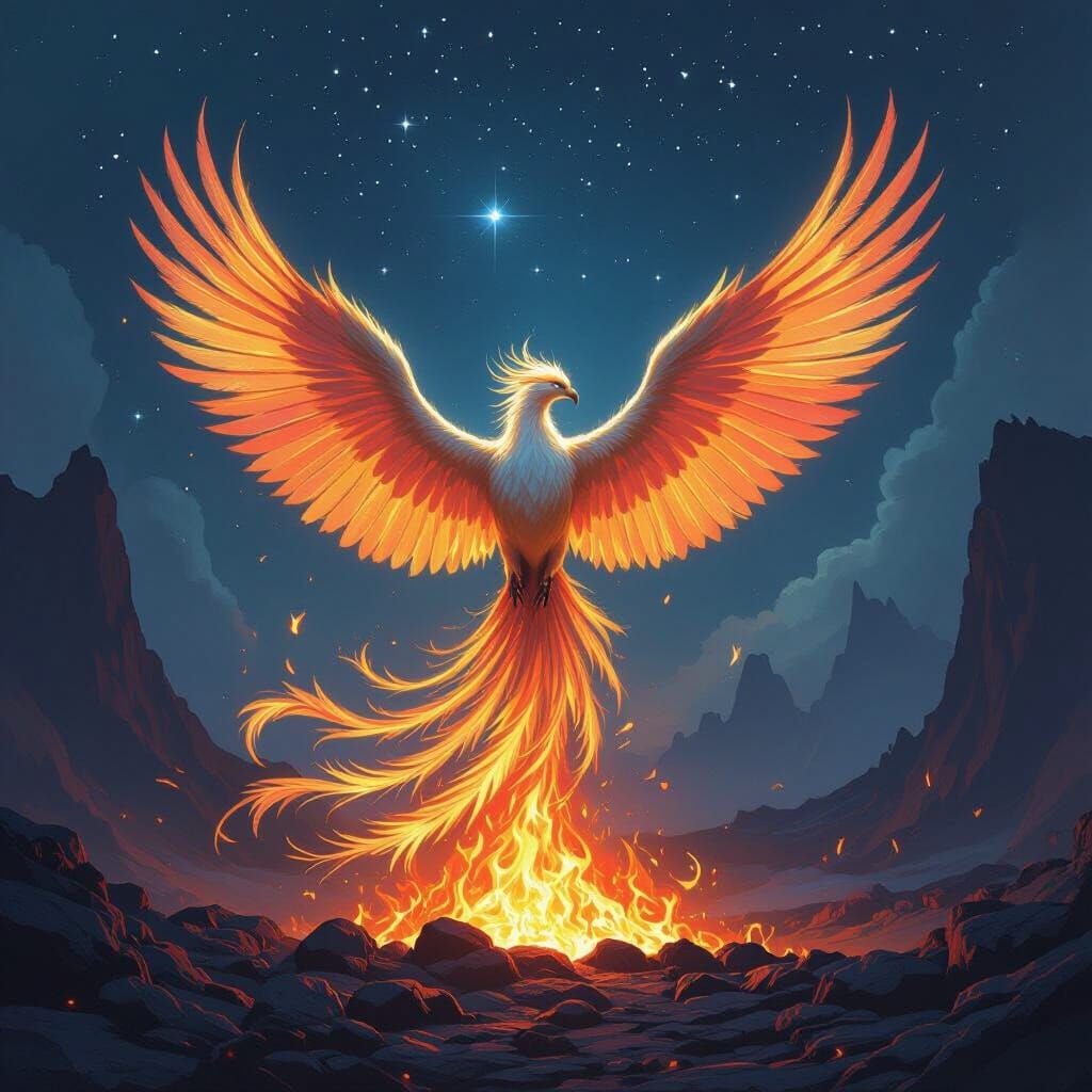 Phoenix Rising: Epic Fantasy Concept Art