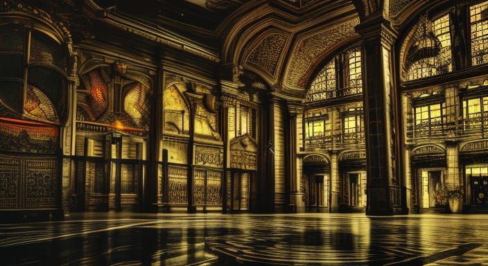 Hyperrealistic Atmospheric Scene in Sharp Focus