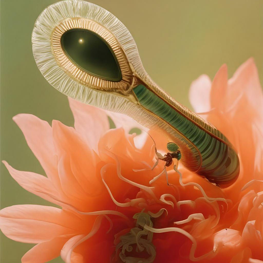 Surreal Fractal Landscape in Vivid Colors