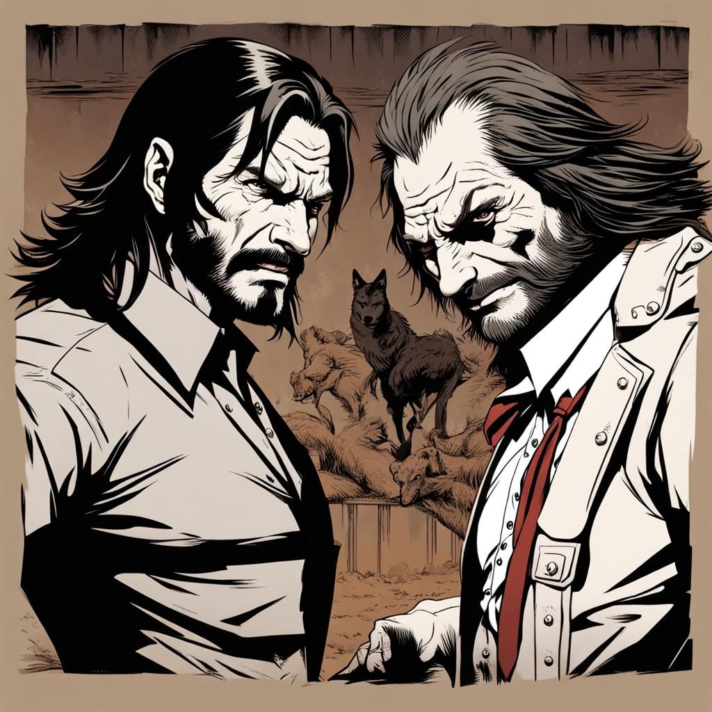 Bigby Wolf vs Jack Candle in Wild West Showdown