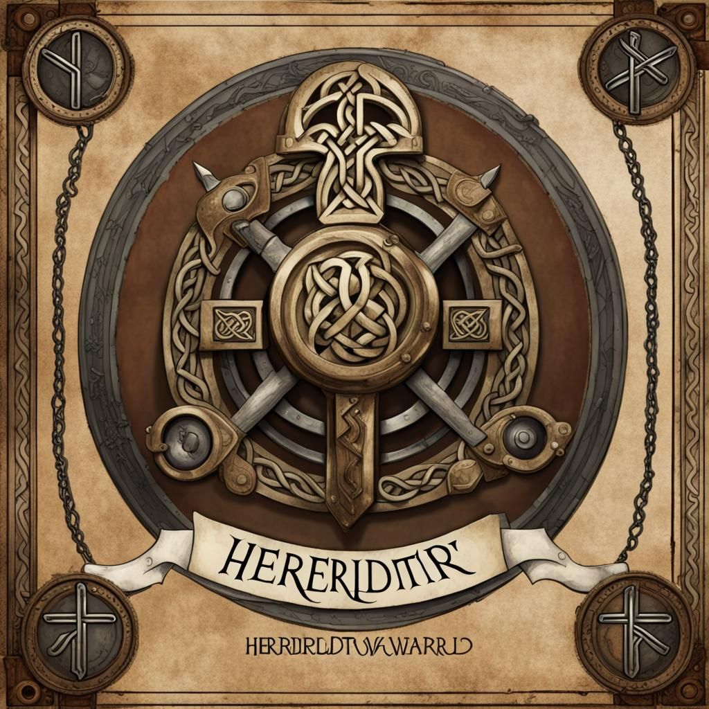 Celtic Rune Steampunk Hereditary Warlord Design