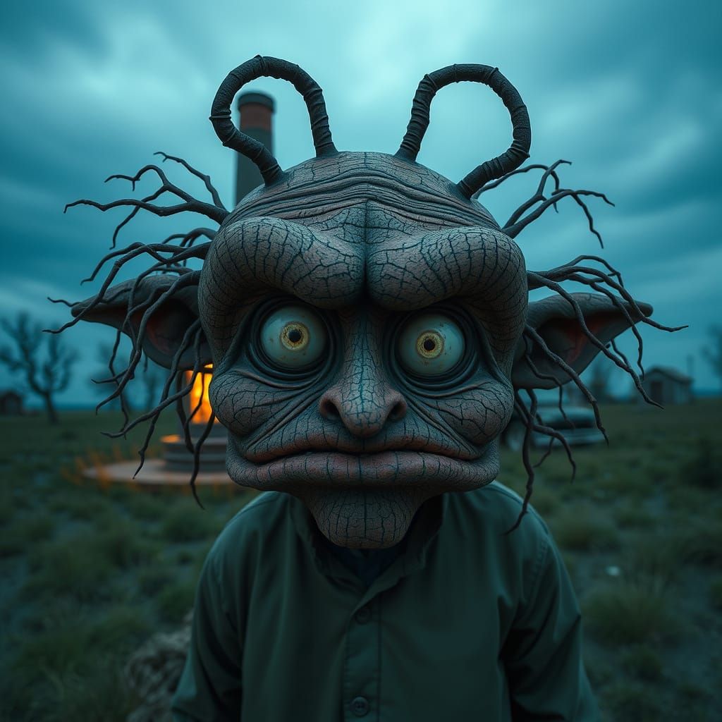 Abstract Image of a Strange Concept