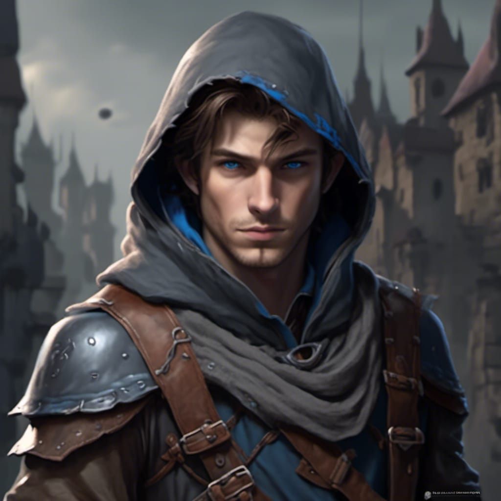 Fantasy Thief Character Concept Art in 8K