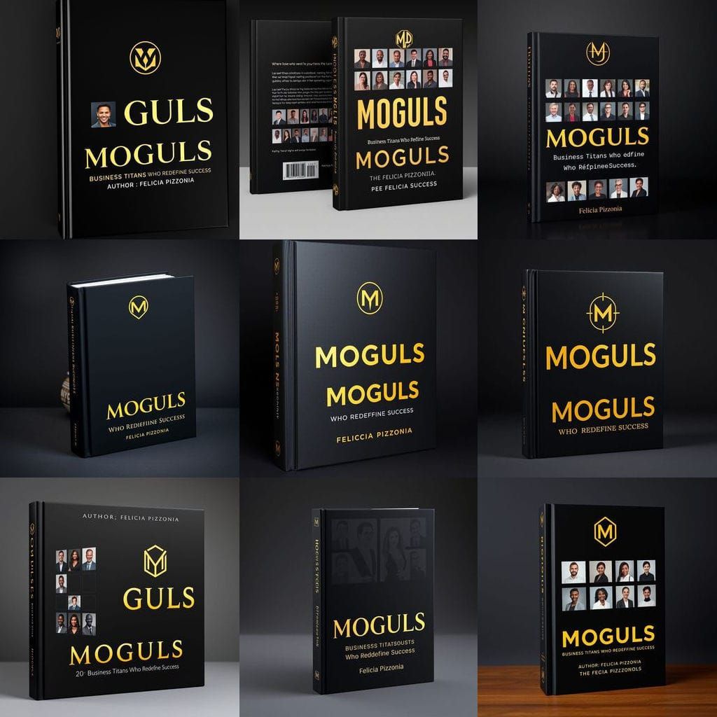 Modern Business Book Cover with Spot UV