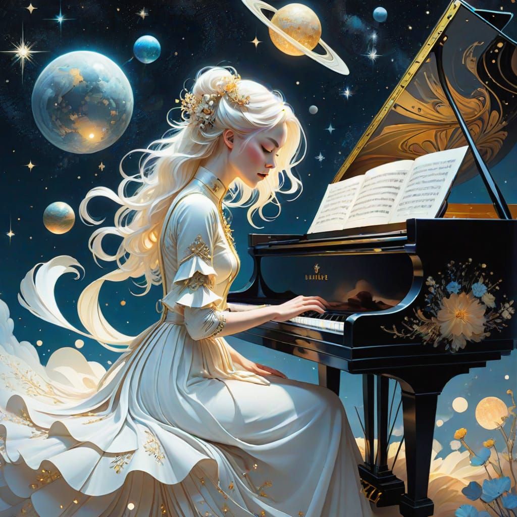 Girl in Cosmic Piano Concerto