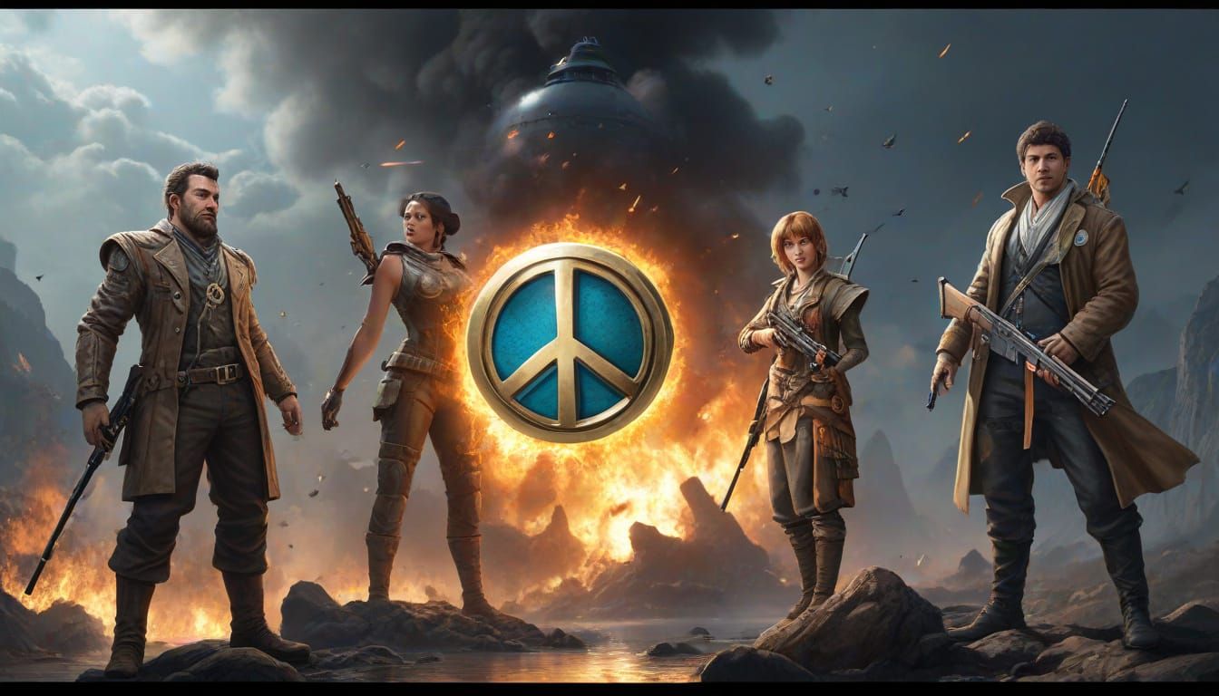 Surreal Cityscape of Peace Department