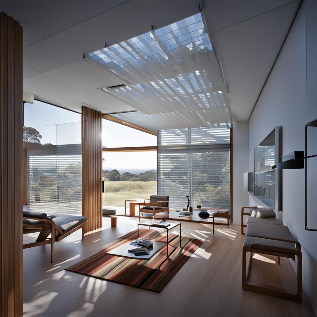 Sunlit Modern Living Room Design