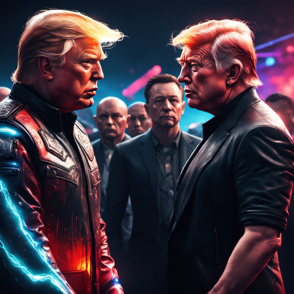 Trump vs. Musk in Epic UFC Battle