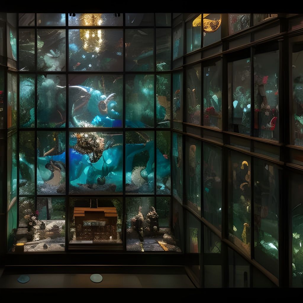Spectacular Lightning Display in Nested Glass Boxes