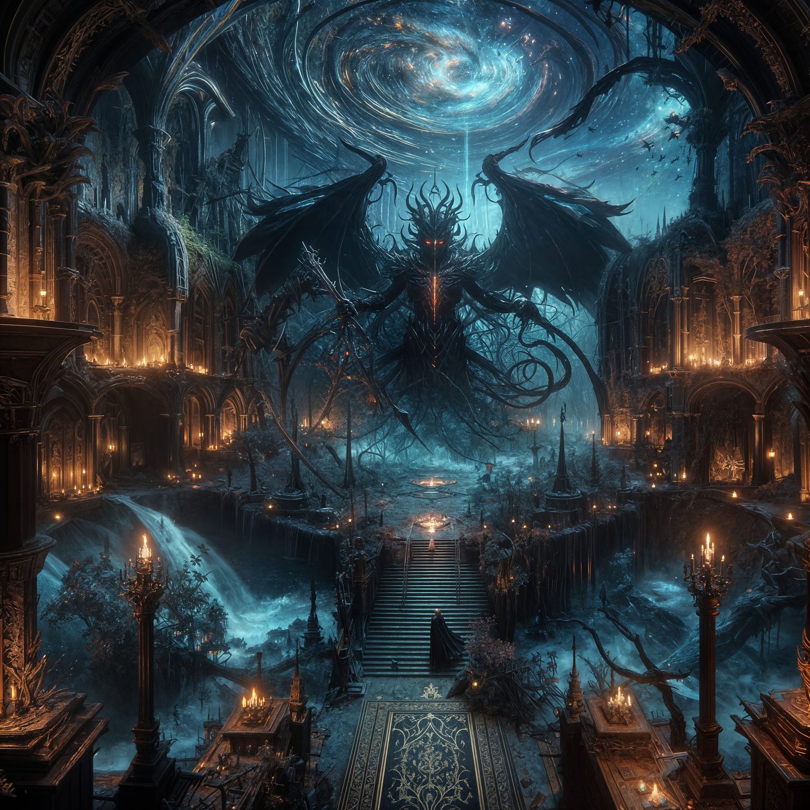 Dreadful Darkness in Detailed Fantasy Concept Art