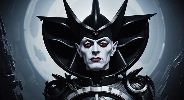 Cyberpunk Warrior in Space, Mapplethorpe-Inspired