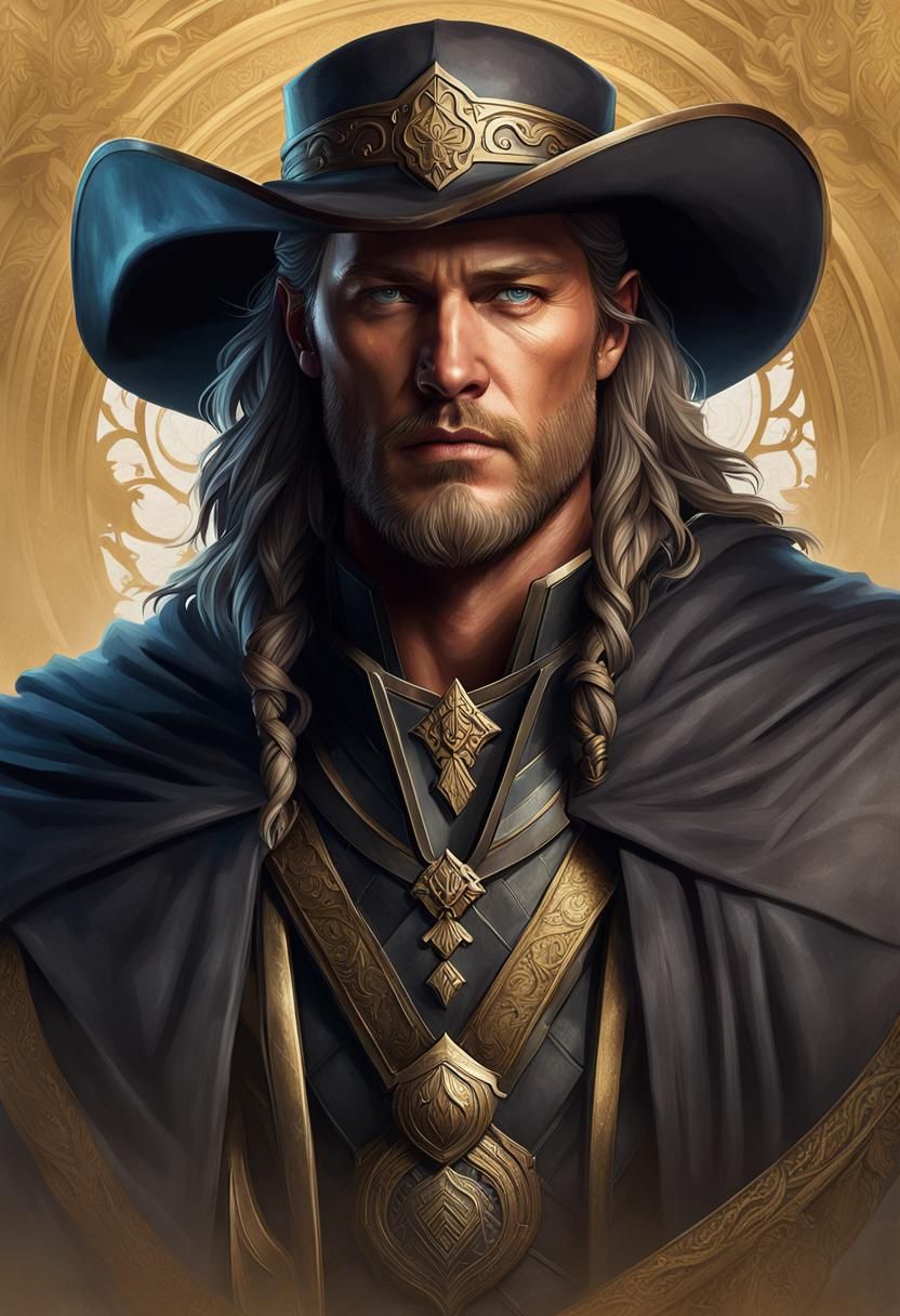 Detailed Portrait With Dynamic Lighting, Trending Art