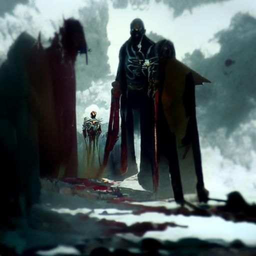 Sinister End of Beginning in Fantasy Art Style