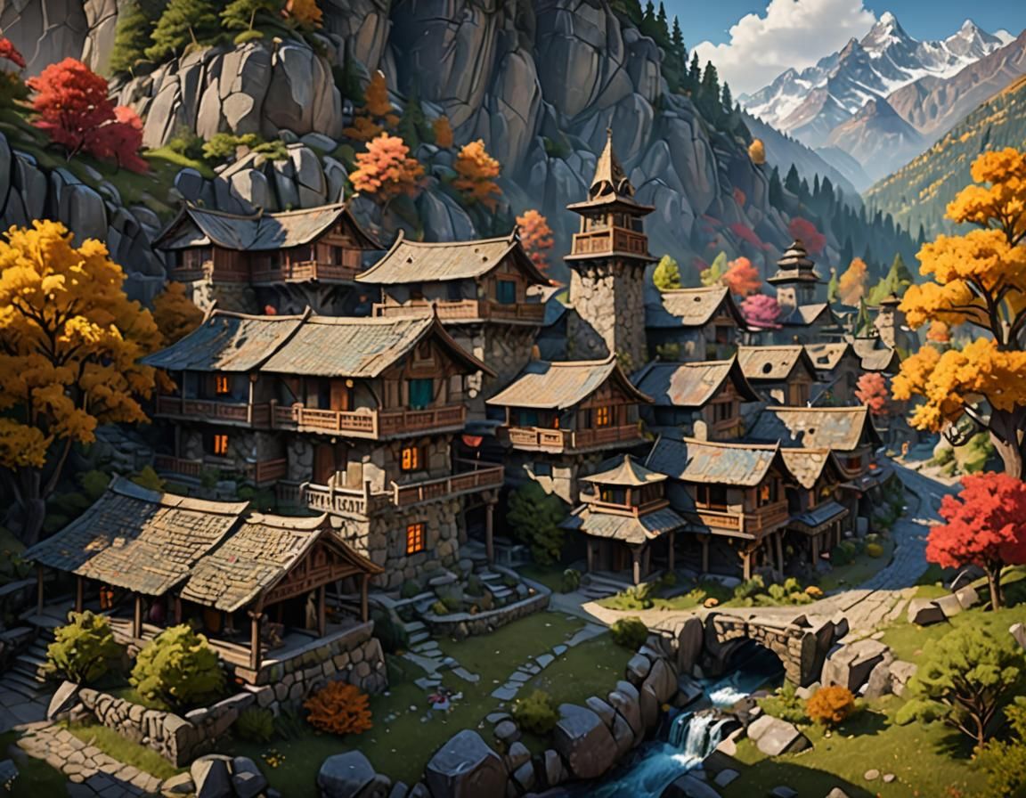 Indian Village Concept Art in Unreal Engine 5