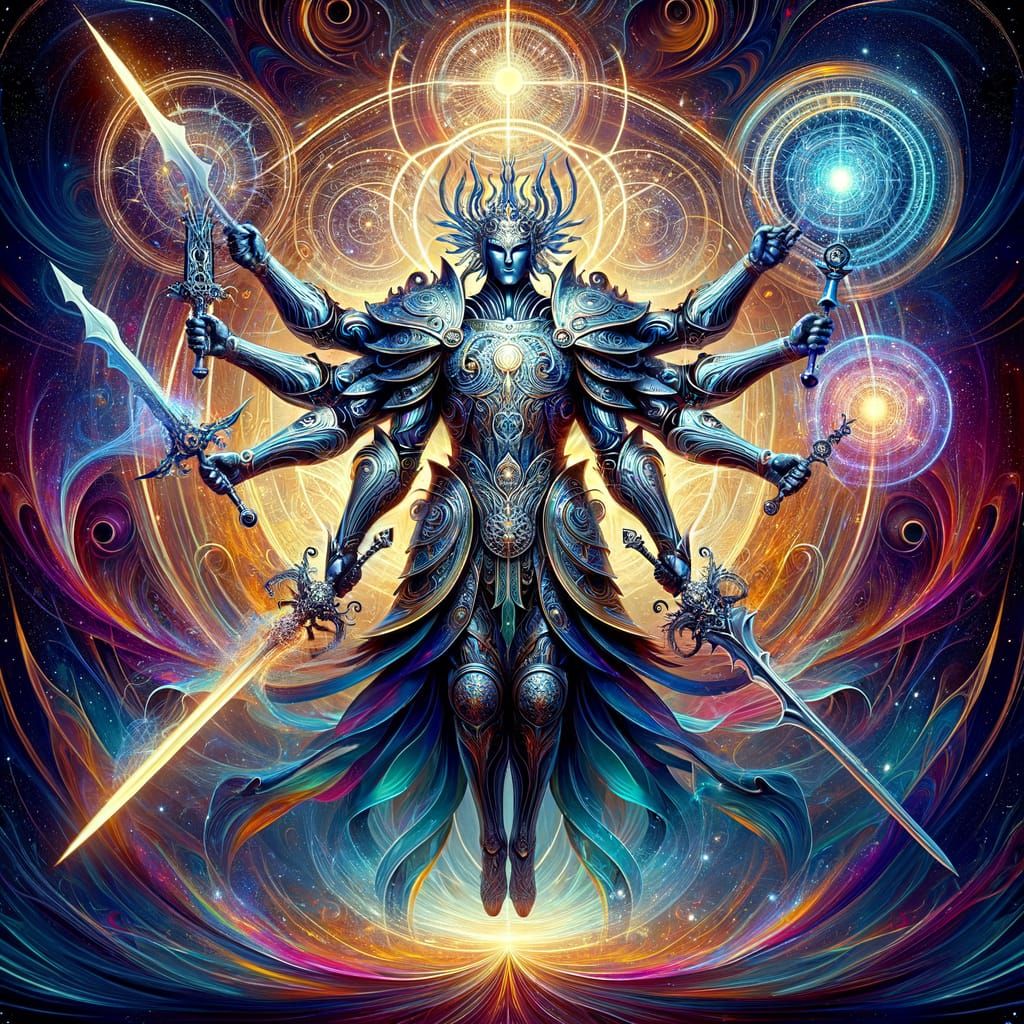 Divine Entity: Purity and Honor in Cosmic Astral Style
