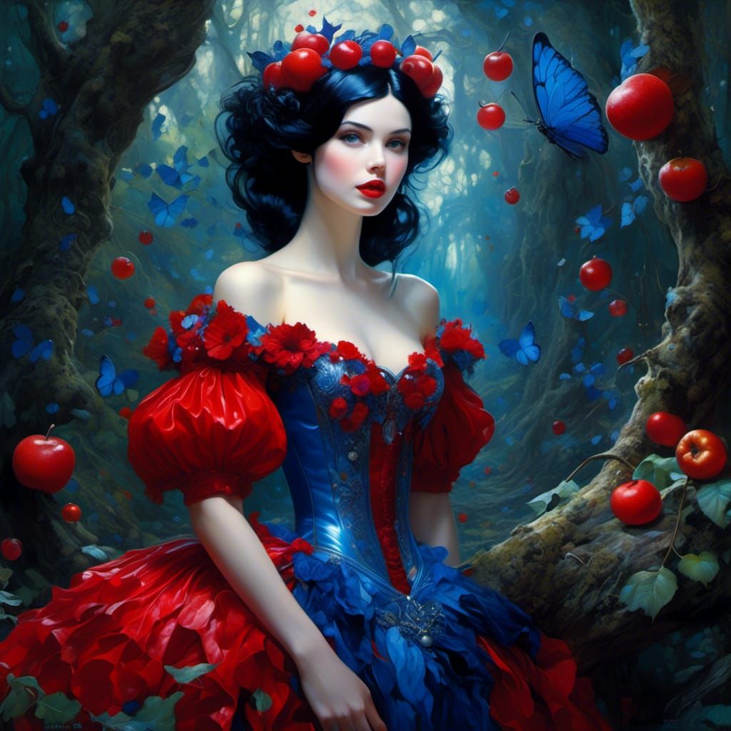 Snow White Pixie in Gothic Fairytale Palace
