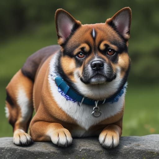 Vibrant Portrait of a Sabueso Español