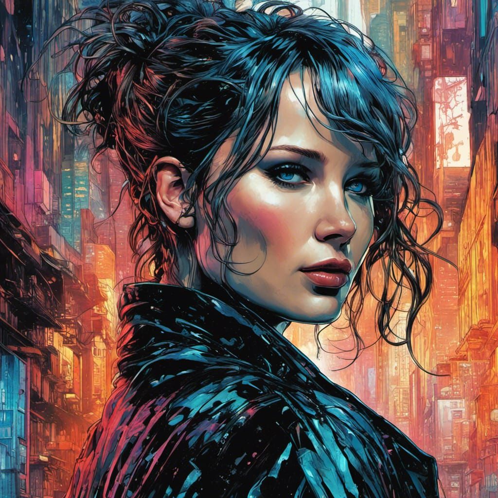 Jennifer Lawrence; Blade Runner; Neo-Tokyo