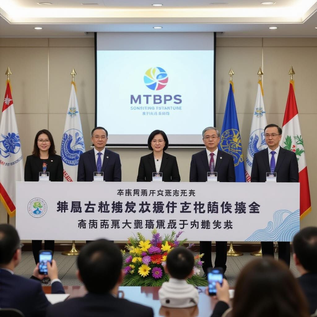 Bubble Tea Heroine in Cyberpunk Style