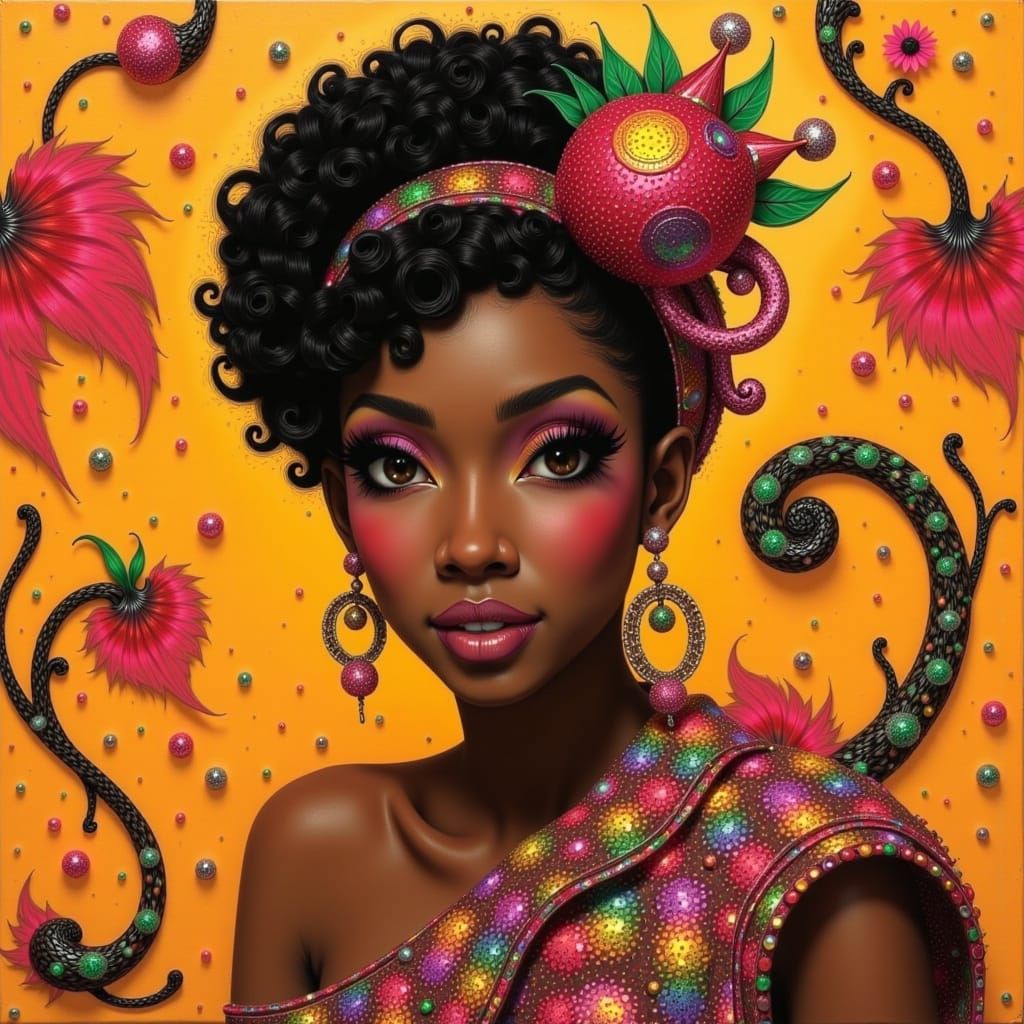 Josephine Baker: Cabaret Dancer and WWII Spy, in Vibrant Art