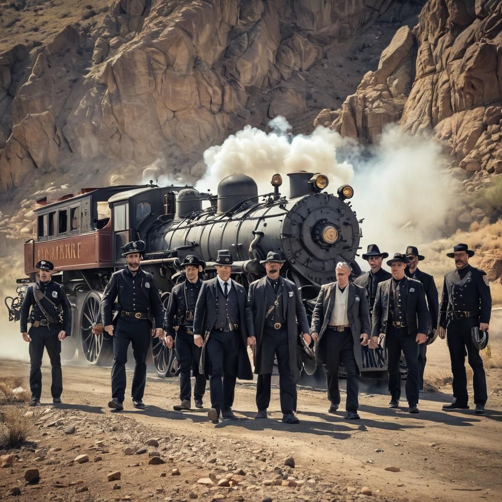 Steampunk Police Capture Criminal Kingpin