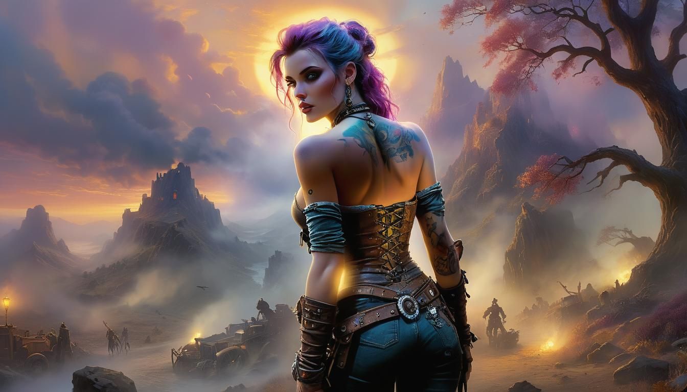 Sensual Western Horror: Golden Hour Fantasy